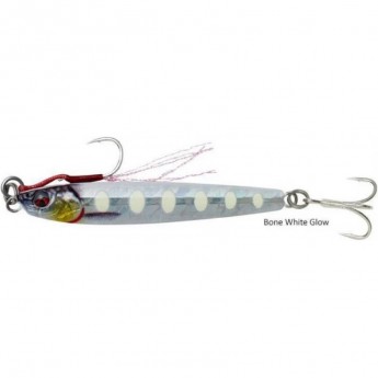 Блесна SAVAGE GEAR 3D Slim Jig Minnow 12.5см 60г Sinking Zebra Glow PHP