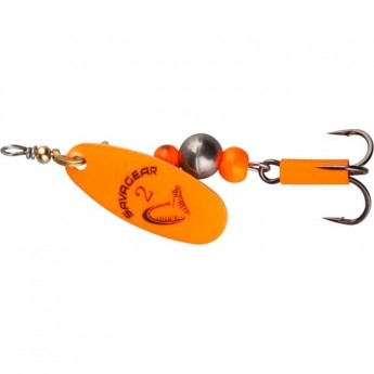 Блесна SAVAGE GEAR Caviar Spinner #2 6g 06-Flou Orange Блесна SAVAGE GEAR Caviar Spinner #2 6g 06-Flou Orange