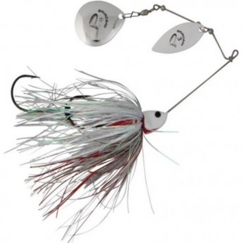 Блесна SAVAGE GEAR Da'Bush Spinnerbait 14см 21г Sinking White Silver