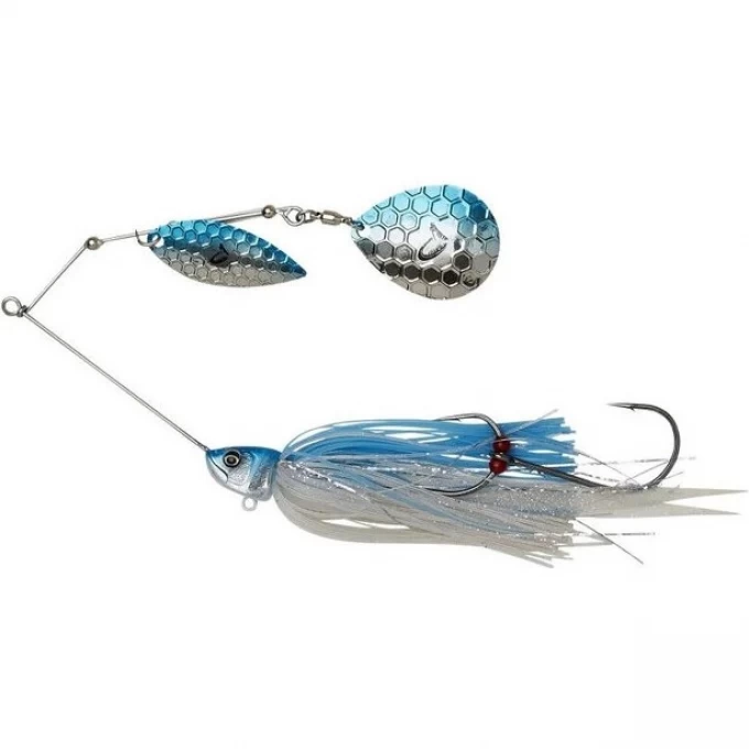 Блесна SAVAGE GEAR Da'Bush Spinnerbait 18см 42г Sinking Blue Silver 72617