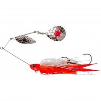 Блесна SAVAGE GEAR Da'Bush Spinnerbait 21см 55г Sinking Red Head Silver