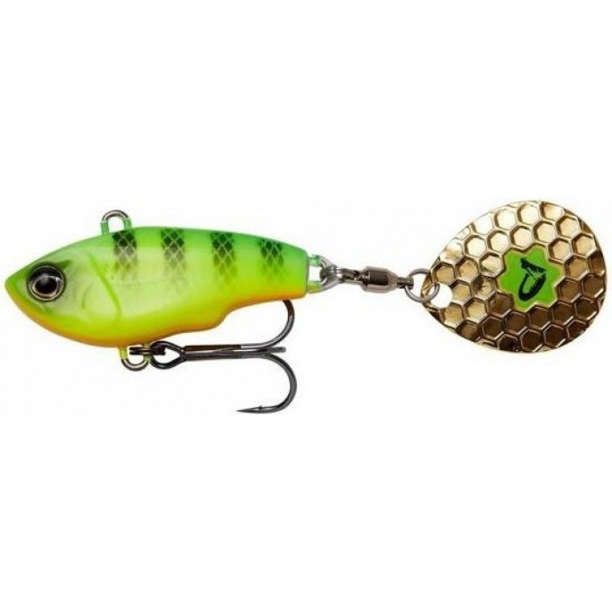 Блесна SAVAGE GEAR Fat Tail Spin 5.5cm 9g Sinking Firetiger 71760