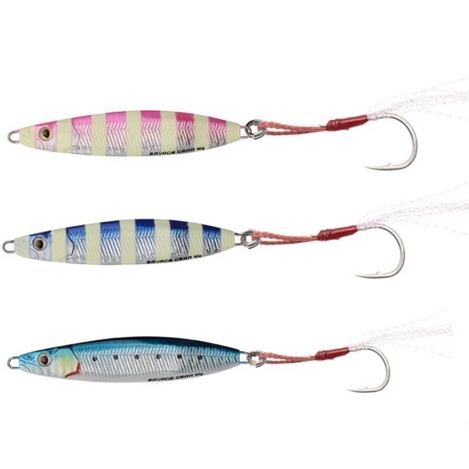 Набор блесен SAVAGE GEAR LRF Psycho Sprat 10g 3pcs (Zebra Mix) 57538