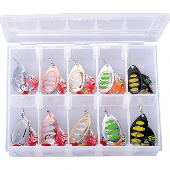 Набор приманок SAVAGE GEAR Rotex Spinner kit3 #2 & #3 10pcs 50724 Набор приманок SAVAGE GEAR Rotex Spinner kit3 #2 & #3 10pcs 50724