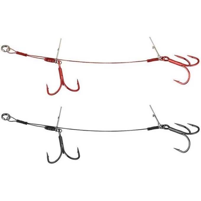 Оснастка SAVAGE GEAR Carbon49 Double Stinger #1 10.5cm 16kg 2pcs 54882