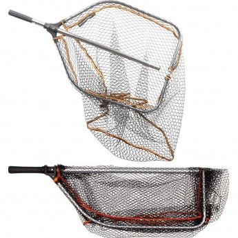 Подсачек телескопический SAVAGE GEAR Pro Tele Folding Rubber Large Mesh Landing Net XL (70x85cм)