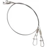 Поводки SAVAGE GEAR Titanium Jerkbait Trace 22cm 0.5mm 20kg Needle Snap 2pcs 54874