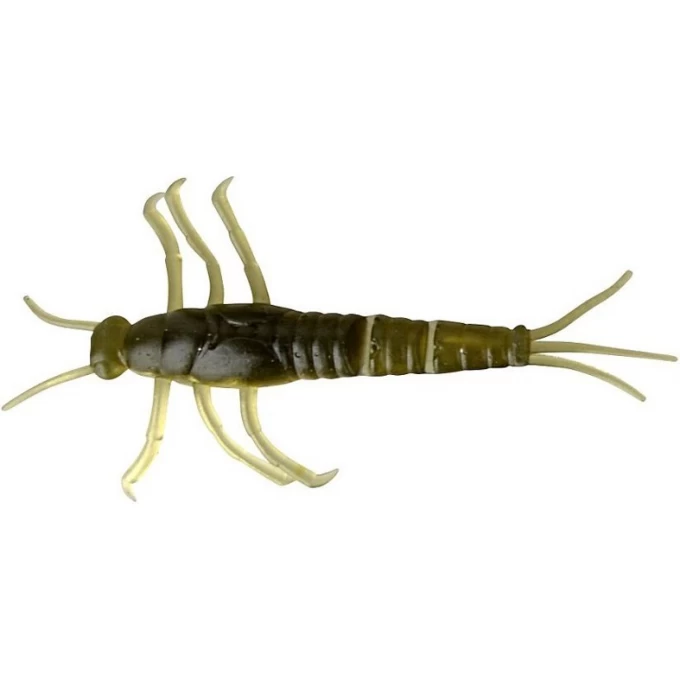 Приманка SAVAGE GEAR 3D PVC Mayfly 50mm Green 8pcs 55113