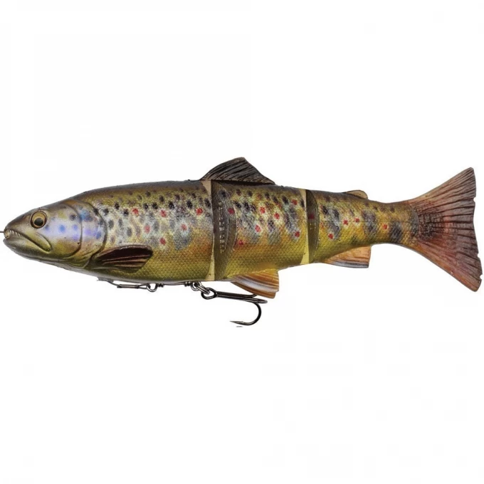 Приманка SAVAGE GEAR 4D Line Thru Trout 15cm 35g SS 15cm 40g MS 03-Dark Brown Trout 57387 Приманка SAVAGE GEAR 4D Line Thru Trout 15cm 35g SS 15cm 40g MS 03-Dark Brown Trout 57387