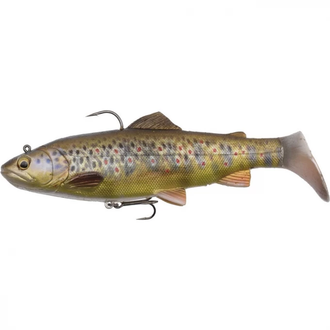 Приманка SAVAGE GEAR 4D Trout Rattle Shad 17cm 80g 03-Dark Brown Trout 57410
