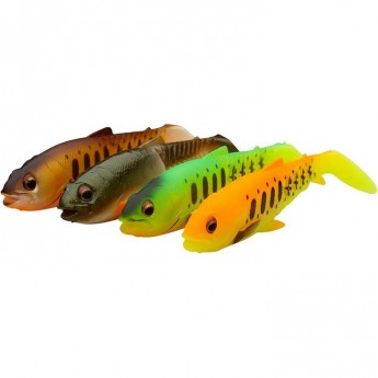 Приманка SAVAGE GEAR Craft Cannibal Paddletail 8.5cm 7g Dark Water Mix 4pcs