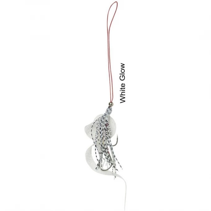 Приманка SAVAGE GEAR Cuttle Eye Skirt White Glow #L 2pcs 69742 Приманка SAVAGE GEAR Cuttle Eye Skirt White Glow #L 2pcs 69742