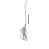 Приманка SAVAGE GEAR Cuttle Eye Skirt White Glow #L 2pcs 69742