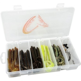 Приманка SAVAGE GEAR Rib Worm Kit 30+17pcs