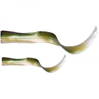Сменные хвосты для SAVAGE GEAR 3D LB Hard Eel 25 10-Green Silver