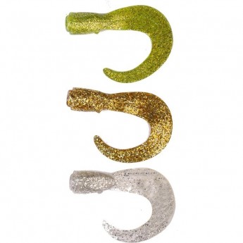 Сменные хвосты для SAVAGE GEAR 3D LB Hard Eel Long 25 3шт Gold/ Silver/ Chart Сменные хвосты для SAVAGE GEAR 3D LB Hard Eel Long 25 3шт Gold/ Silver/ Chart