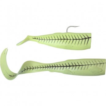 Сменные хвосты для SAVAGE GEAR Cutbait Herring 20 19-Green Glow