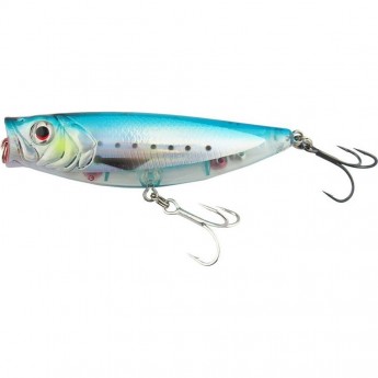 Воблер SAVAGE GEAR 3D Minnow Pop Walker 66 6.6cm 8g F Blue Silver