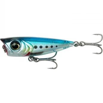 Воблер SAVAGE GEAR 3D Minnow Popper 4.3cm 4g F Ghost Sardine