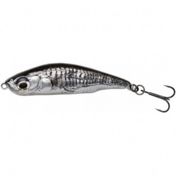 Воблер SAVAGE GEAR 3D Sticklebait Pencil 7.5см 17г Sinking Black Silver