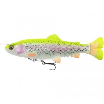 Воблер SAVAGE GEAR 4D Linethru Pulse Tail Trout 20см 102г Slow Sinking Lemon Trout