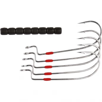 Крючки SAVAGE GEAR Slug Offset L 5/0 Salt 5pcs 43774